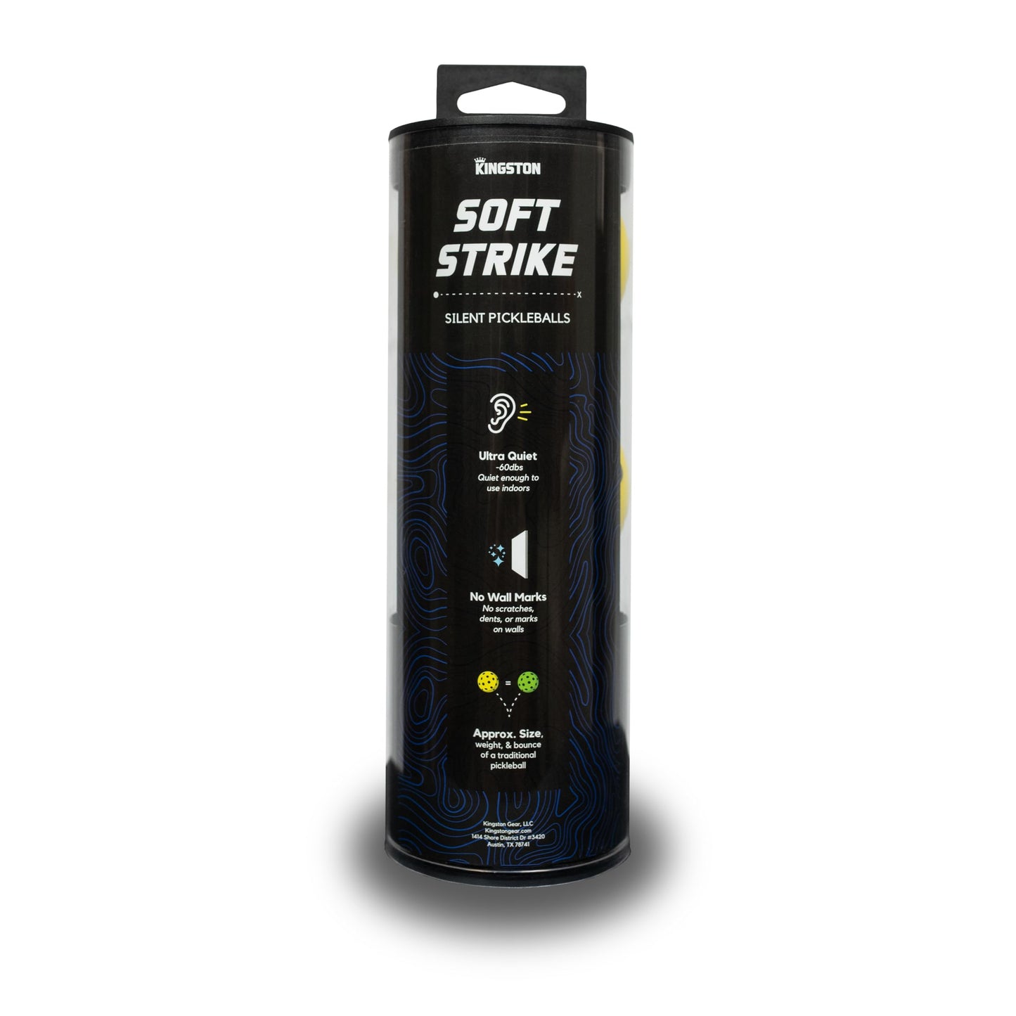Kingston Gear Soft Strike Silent Pickleballs – The Ultimate Quiet Foam Set for Indoor/Outdoor Pickleball Practice. Soft Pickleballs that Mimic The Exact Bounce of Real Balls