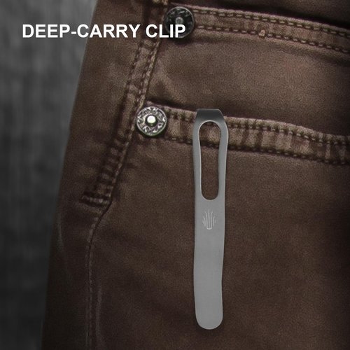Kizer Phoca CC Pocket Knife, 2.93" Clip Point Gray Stonewashed D2 Blade Folding Knives with Black G10 Handle, Thumb Stud Opener & Clutch Lock EDC knife for Men Women V3780M2