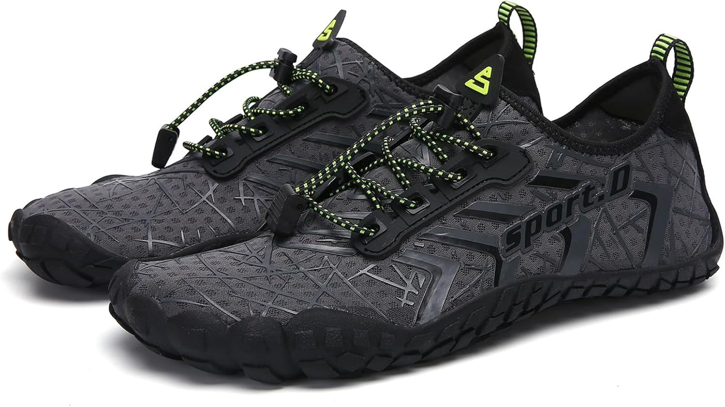 UBFEN Aqua Swim Shoes - Quick Dry Water Shoes for Men & Women | Ideal for Beach, Boating & Diving