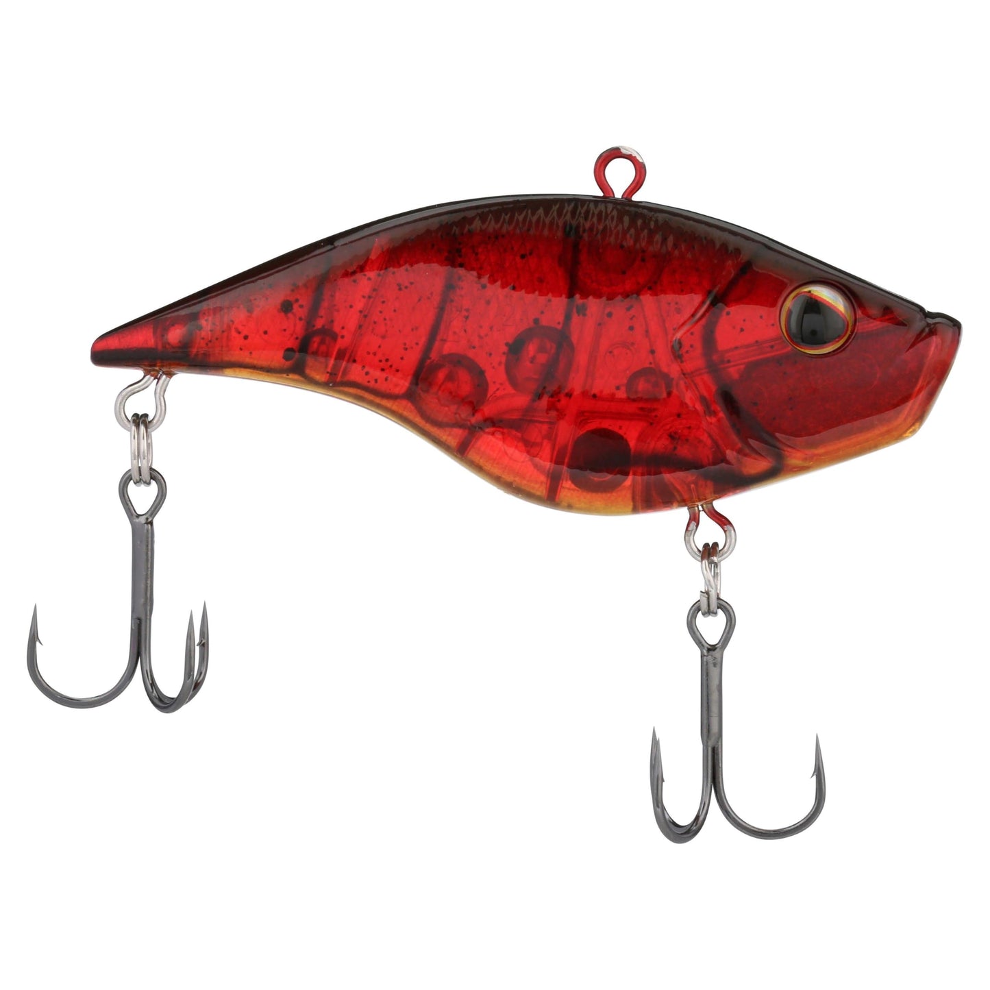Berkley Warpig Fishing Lure, Ghost Red Craw, 1/2 oz, 3in | 8 cm, Lipless Sinking Bait Features Aggressive Action with Maximum Sound and Vibration