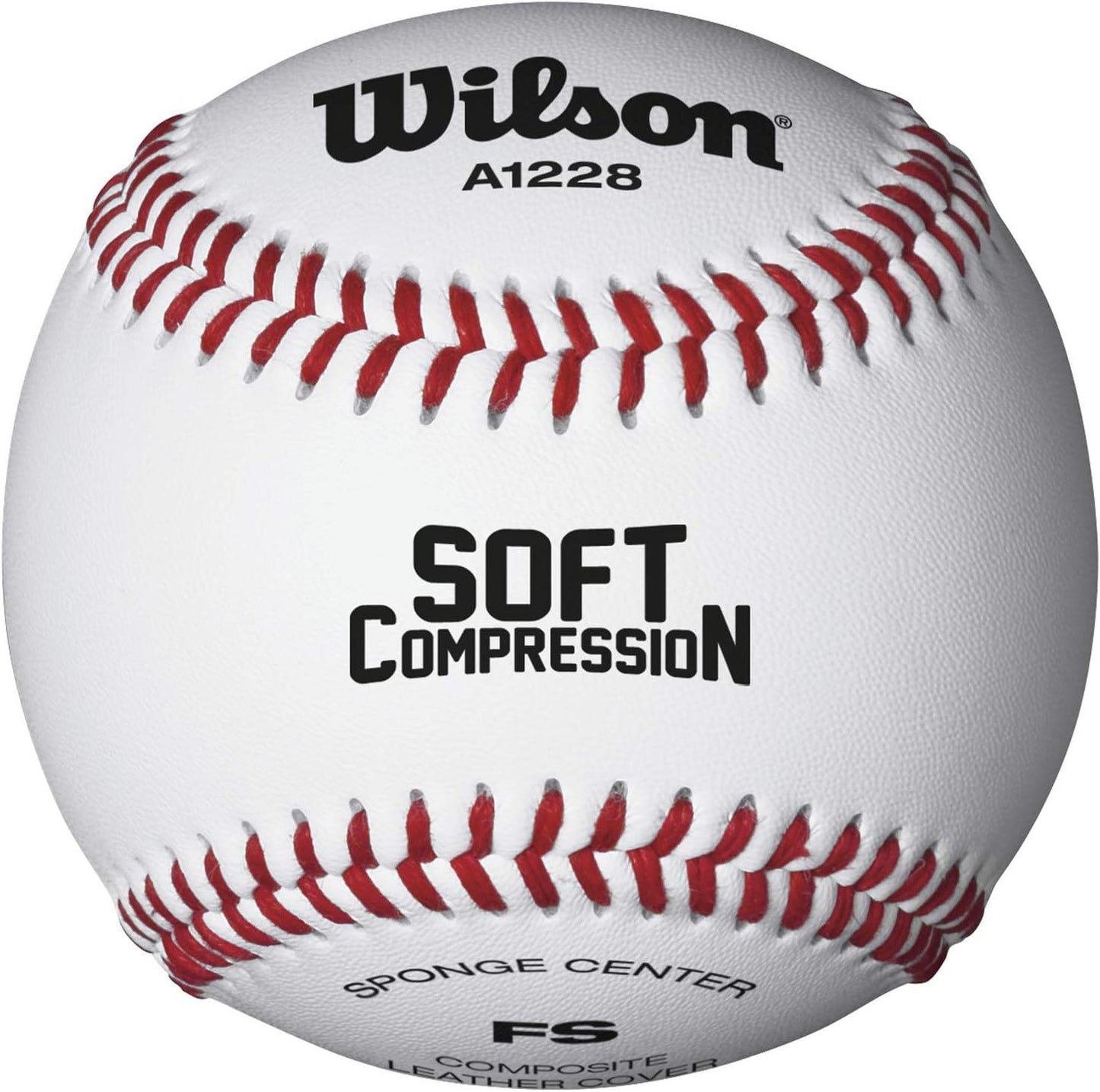 Wilson A1228 Soft Compression Baseballs - 1 Dozen for Enhanced Performance & Durability