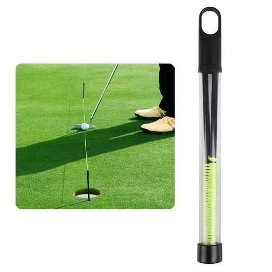 Andux Golf Training Aid Golf Putting String with Pegs Putting Guide Line LXXLQ-01