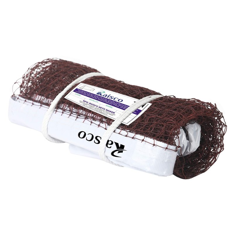 RAISCO 716F Nylon Special Four Side Tape Badminton Net (Brown)