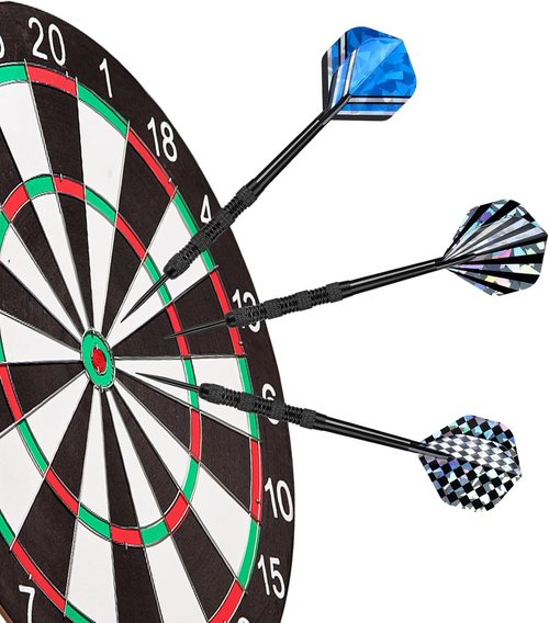 Accmor Steel Tip Darts - 18 Grams Professional Metal Darts Set for Dartboard | Precision Performance