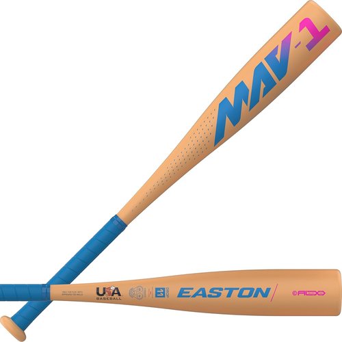 Easton MAV1 T-Ball Bat - USA Baseball | -11 Drop | 2 5/8" Barrel | One-Piece Alloy Design