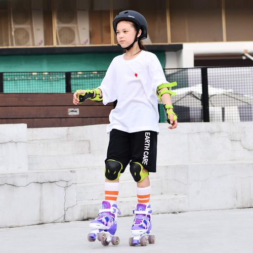 Gonex Roller Skates for Girls Kids Boys Women with All Light Up Wheels，Adjustable Rollerskates for Beginners Toddler Youth, Gift for Indoor Outdoor