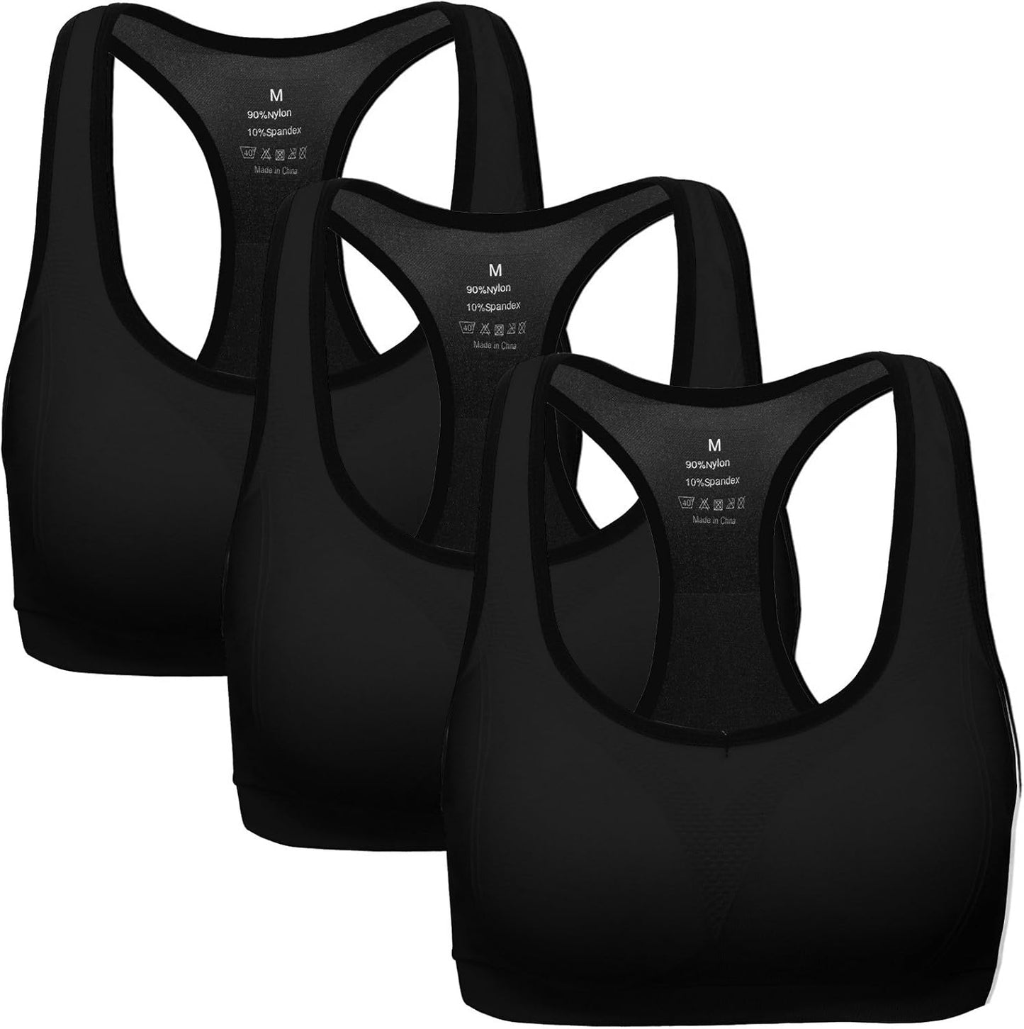 MIRITY Racerback Sports Bra - High Impact Workout Activewear for Ultimate Comfort
