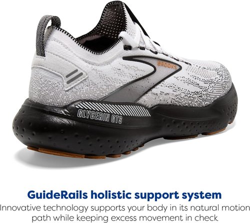 Brooks Men's Glycerin Stealthfit GTS 21 - Supportive Running Shoe for Ultimate Comfort