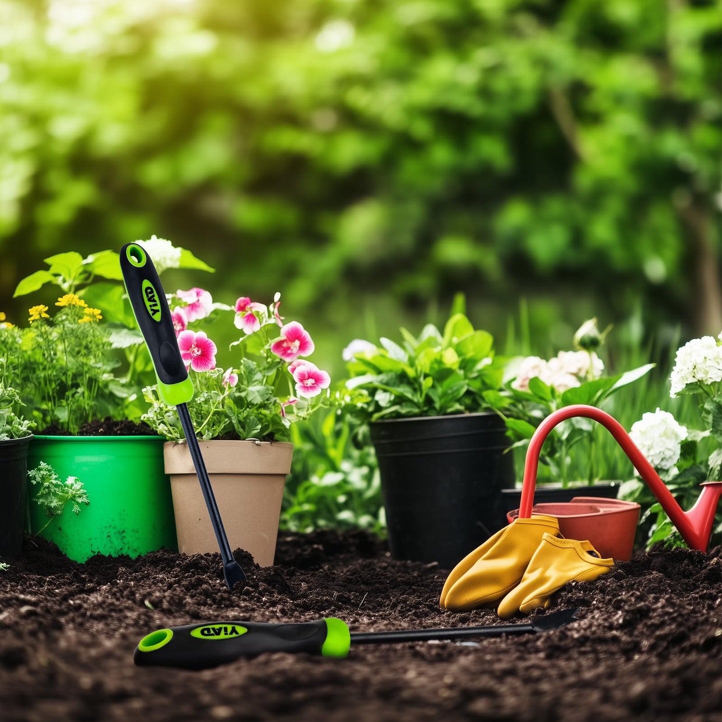 YIAD DRAGON HORSE Dandelion Weed Puller Tool, Weed Puller Tool with Ergonomic Handle Garden Weed Remover Tool for Planting, Dandelion Puller Flower and Vegetable Care in Lawn Garden Yard