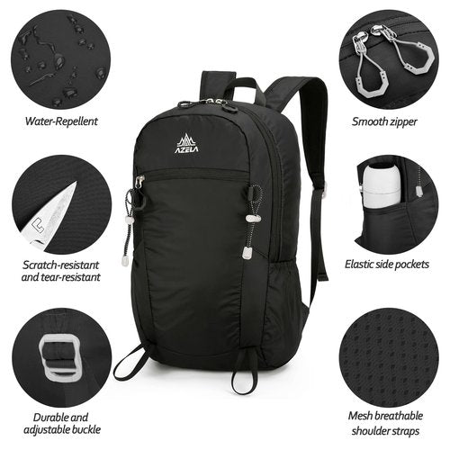 Seektop 20L Ultra Lightweight Small Hiking Backpack, Water-Resistant Packable Daypack for Hiking Travel Men Women