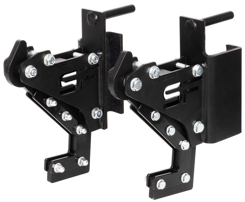 Fitvids Power Rack Barbell J-Hooks Attachments -Heavy Duty Barbell Holders Compatible with 3x3 Power Racks for Home Gym – Sports Training – Monolift Attachments – Black