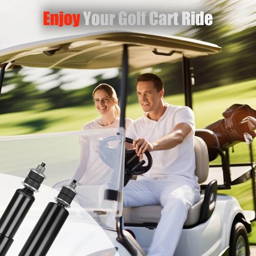 EZGO TXT Front and Rear Shocks Fit for EZGO TXT/Medalist 1994-UP, Golf Cart Shock Absorbers Replaces OEM #76418-G01, 70248-G01, 70324-G01, 76419-G01 2 PCS