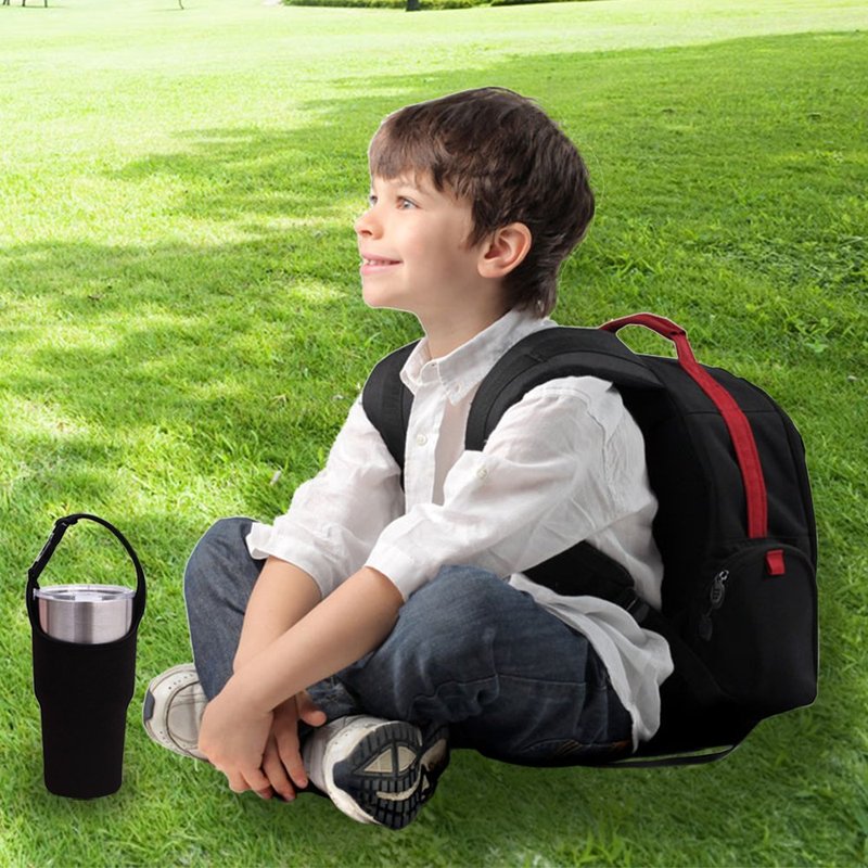 2 Pack 30oz Tumbler Carrier Holder,DanziX Neoprene Sleeve Replacement with Carrying Handle-Black