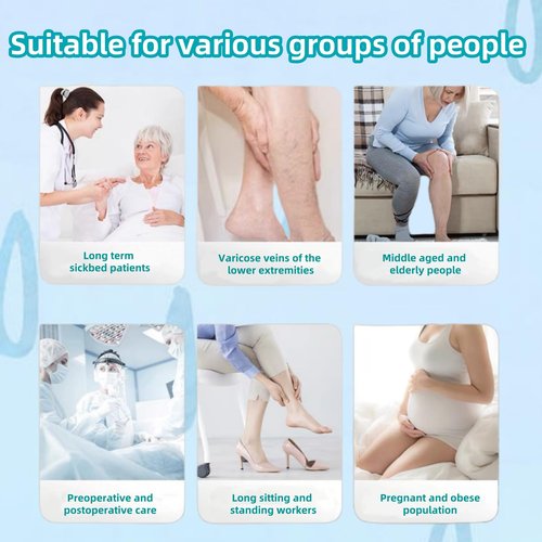 LIANPTRON 20-30 mmHg Thigh High Compression Socks for Women & Men, Closed Toe Compression Stockings Graduated Support for Treatment Varicose Veins Swelling