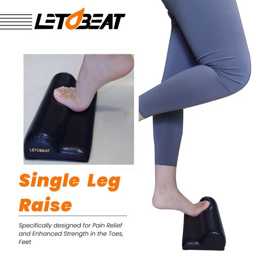 LETOBEAT Plantar Fasciitis Foot Stretcher - Anti-Slip Leather, Toe Stretcher for Plantar Fasciitis Pain Relief, Relieves Heel and Arch Support
