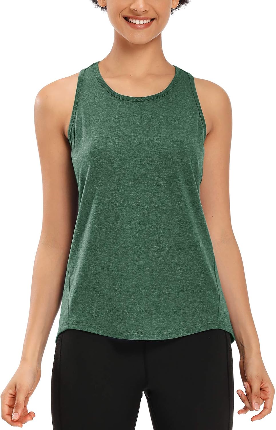 Muzniuer Women's Yoga Tank Tops - Sleeveless Athletic Workout Shirts | Racerback Design