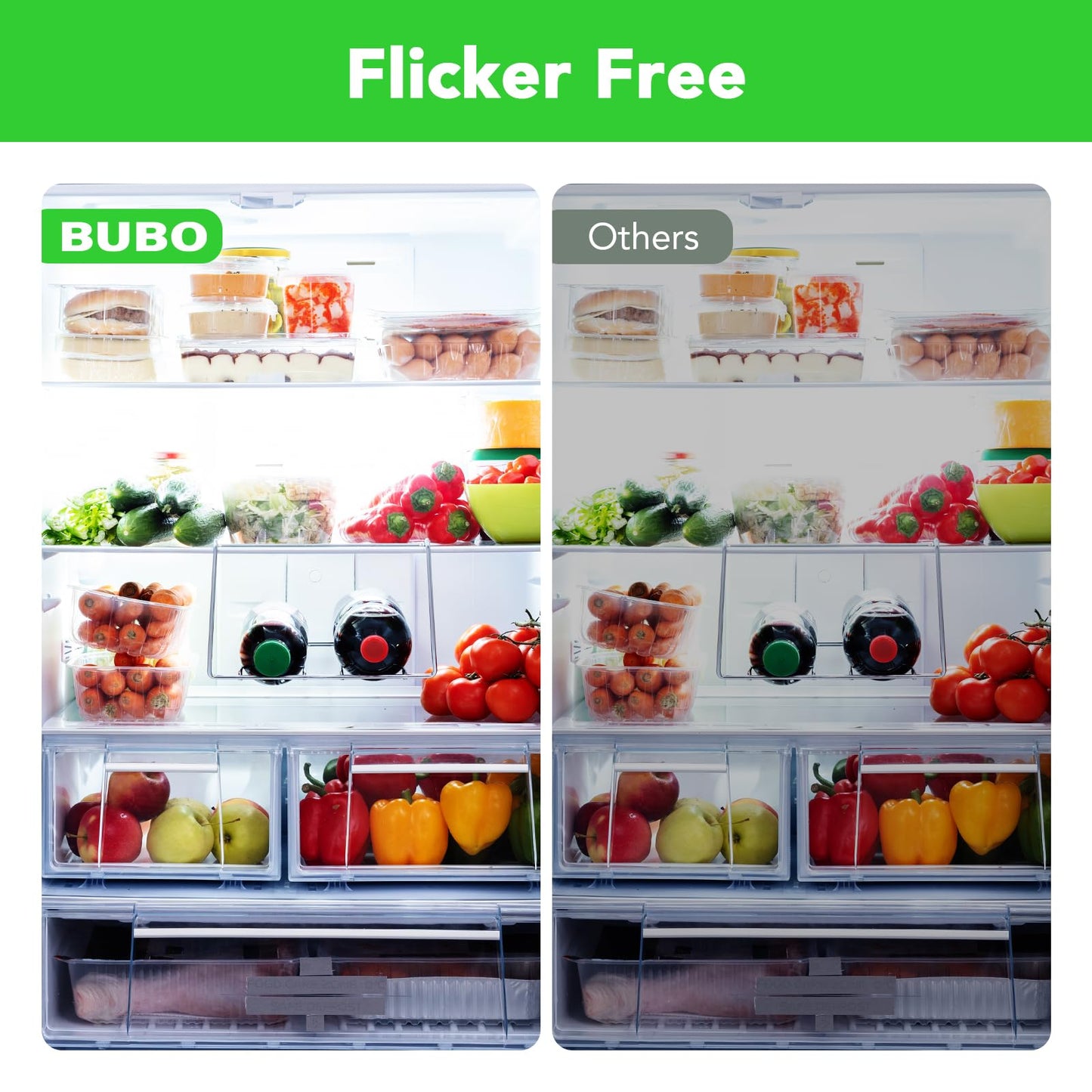 BUBO LED Refrigerator Light Bulb 40 Watt 120V, Fridge Light Bulb Daylight 5000K Waterproof, A15 Applicance Bulb for Freezer, E26 Medium Base, Non-Dimmable, 2 Pack