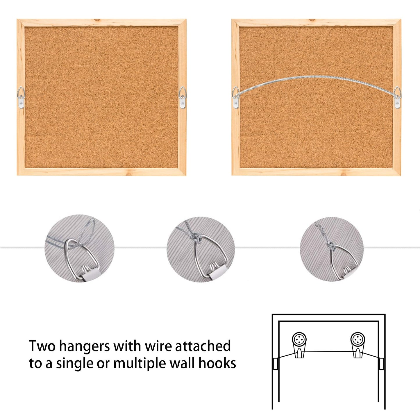 Picture Hanging Wire 100-Feet Braided Picture Wire Heavy for Photo Frame Picture,Artwork,Mirror Hanging,Supports up to 50lbs