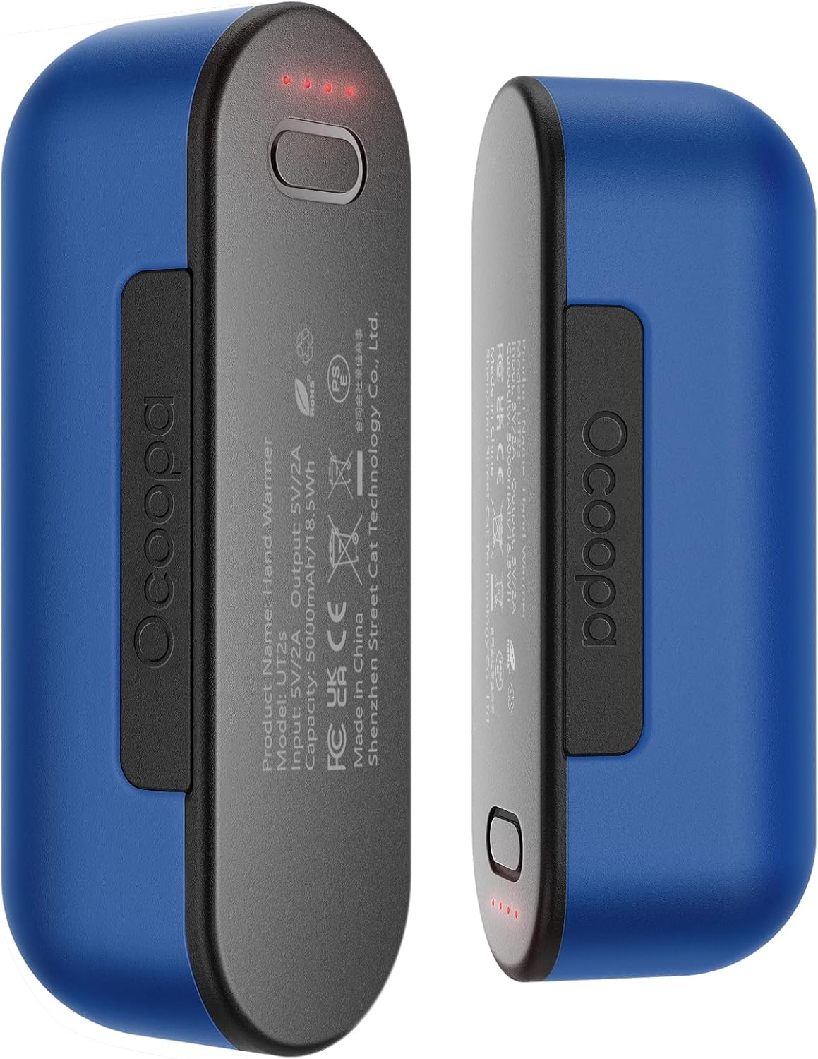 OCOOPA Rechargeable Hand Warmers - 16 Hours of Heat, 4 Levels Up to 137℉ | Portable USB-C Charger 5000mAh