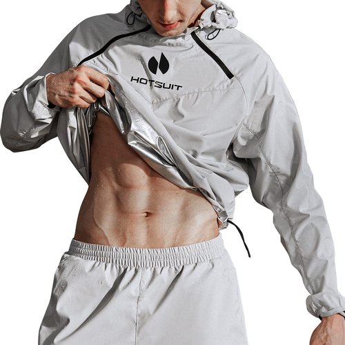 HOTSUIT High-Tech Men’s Sauna Suit Pants for Fitness Temperature Sensitive Logo Machine Washable，XL