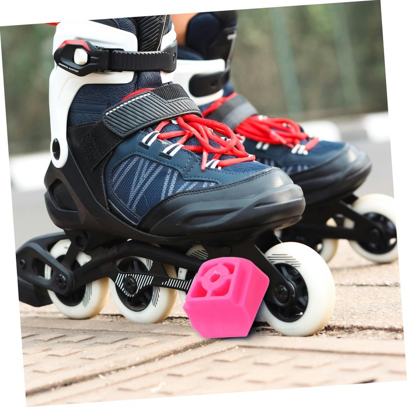 YARNOW Roller Skate Stoppers, Toe Plugs for Roller Skates, Easy Install, Safety Gear for Children Skating