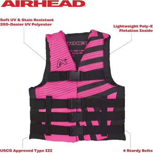 Airhead Trend Life Jacket - Coast Guard Approved | Available in Men's, Women's & Youth Sizes