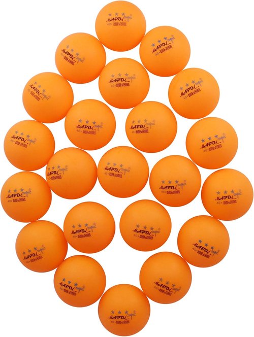 MAPOL 40+ Premium Ping Pong Balls - 3-Star Quality for Advanced Table Tennis Practice | 60 Count