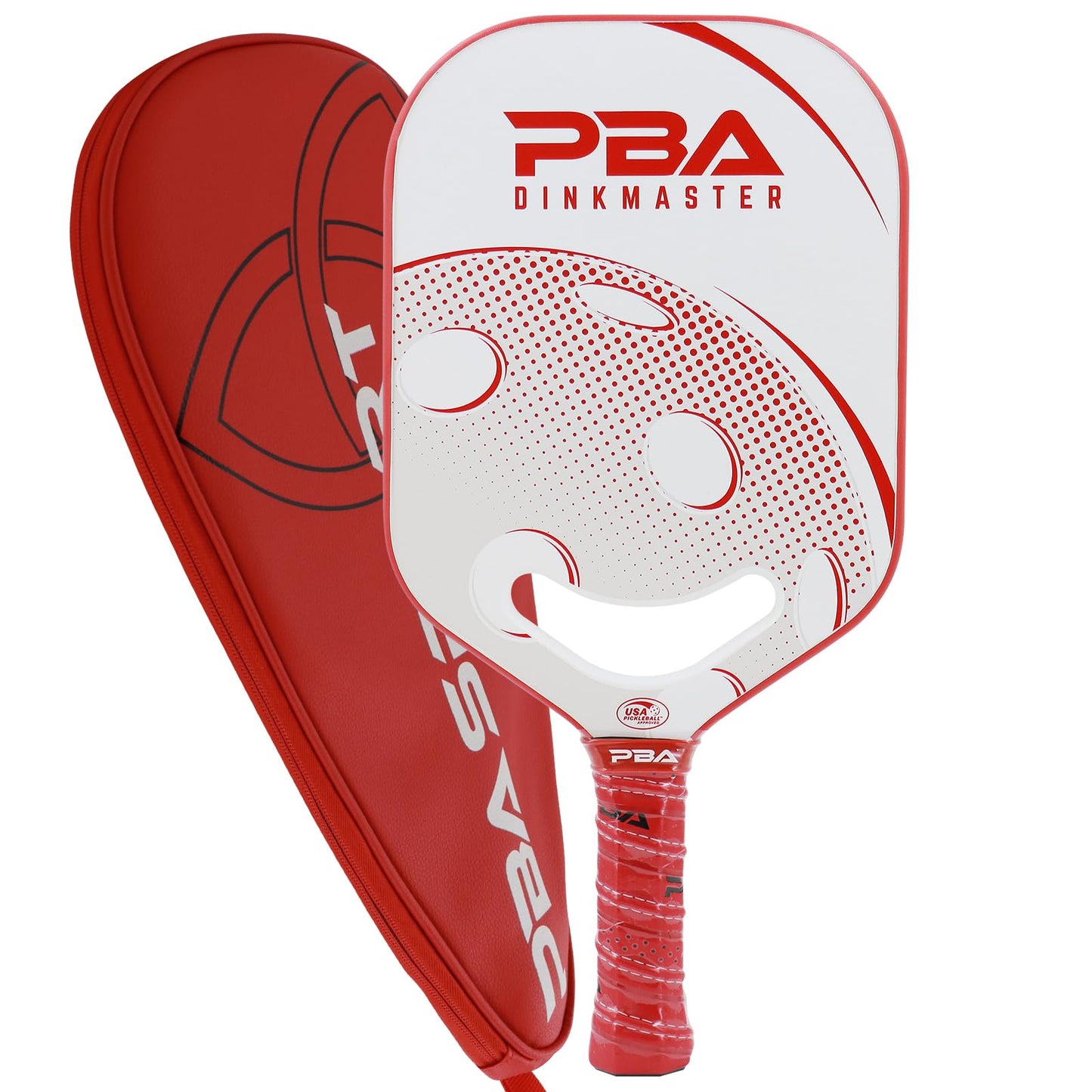 Carbon Fiber Pickleball Paddle - Aerodynamic Throat - T700 Carbon - Extra Spin Tech - Thermoformed Power and Control - 20mm Edgeless Design Racket Come with Paddle Cover