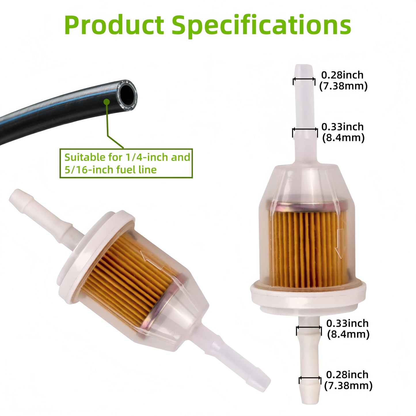 GENOUR EZGO RXV & TXT Tune Up Kit (2008-2025) – Replaces OEM 611879, Includes Air/Oil/Fuel Filters & Spark Plug, 4-Cycle Gas Golf Cart Maintenance for Kawasaki Engine