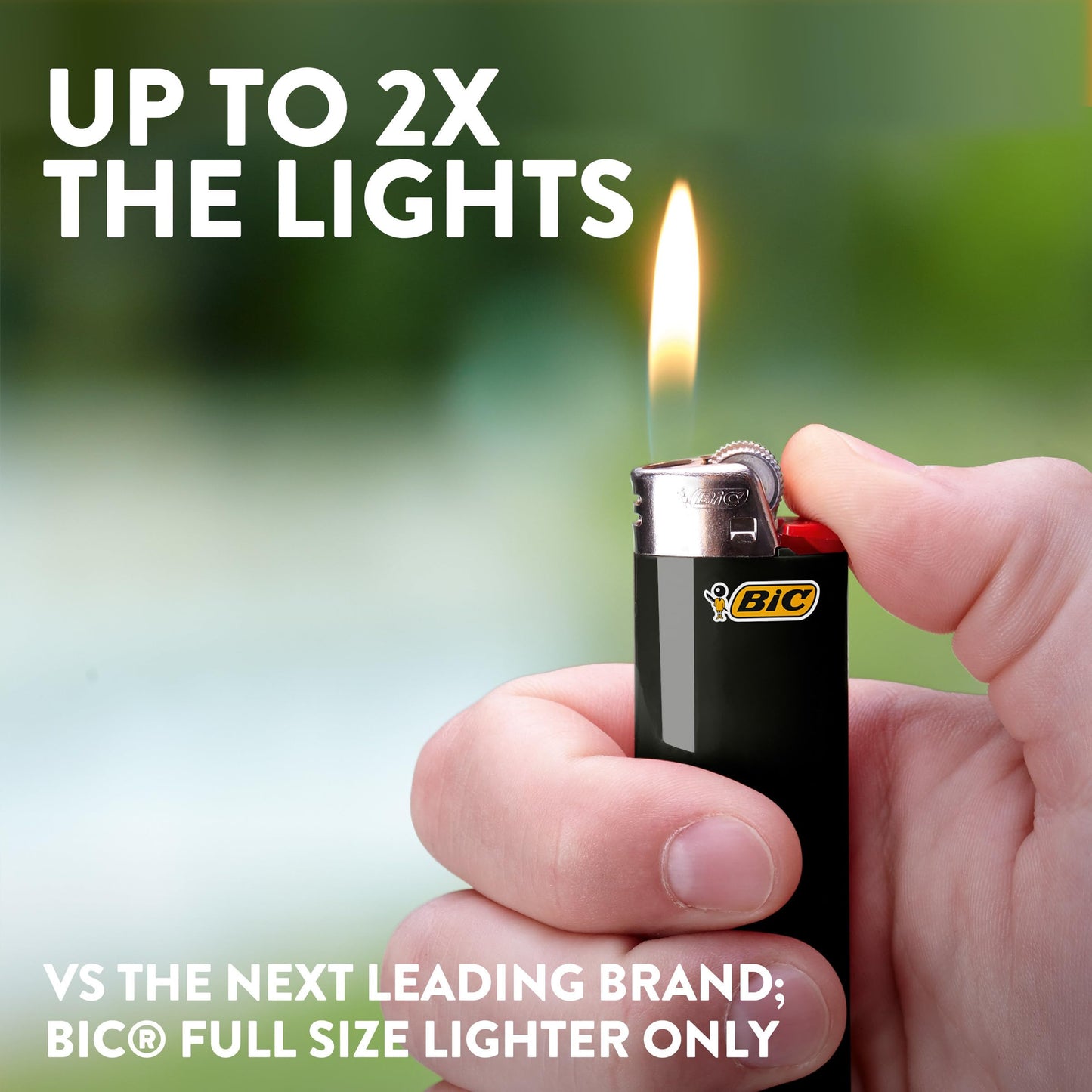 BIC Classic Maxi Pocket Lighter, Red, 12-Pack (Packaging May Vary)