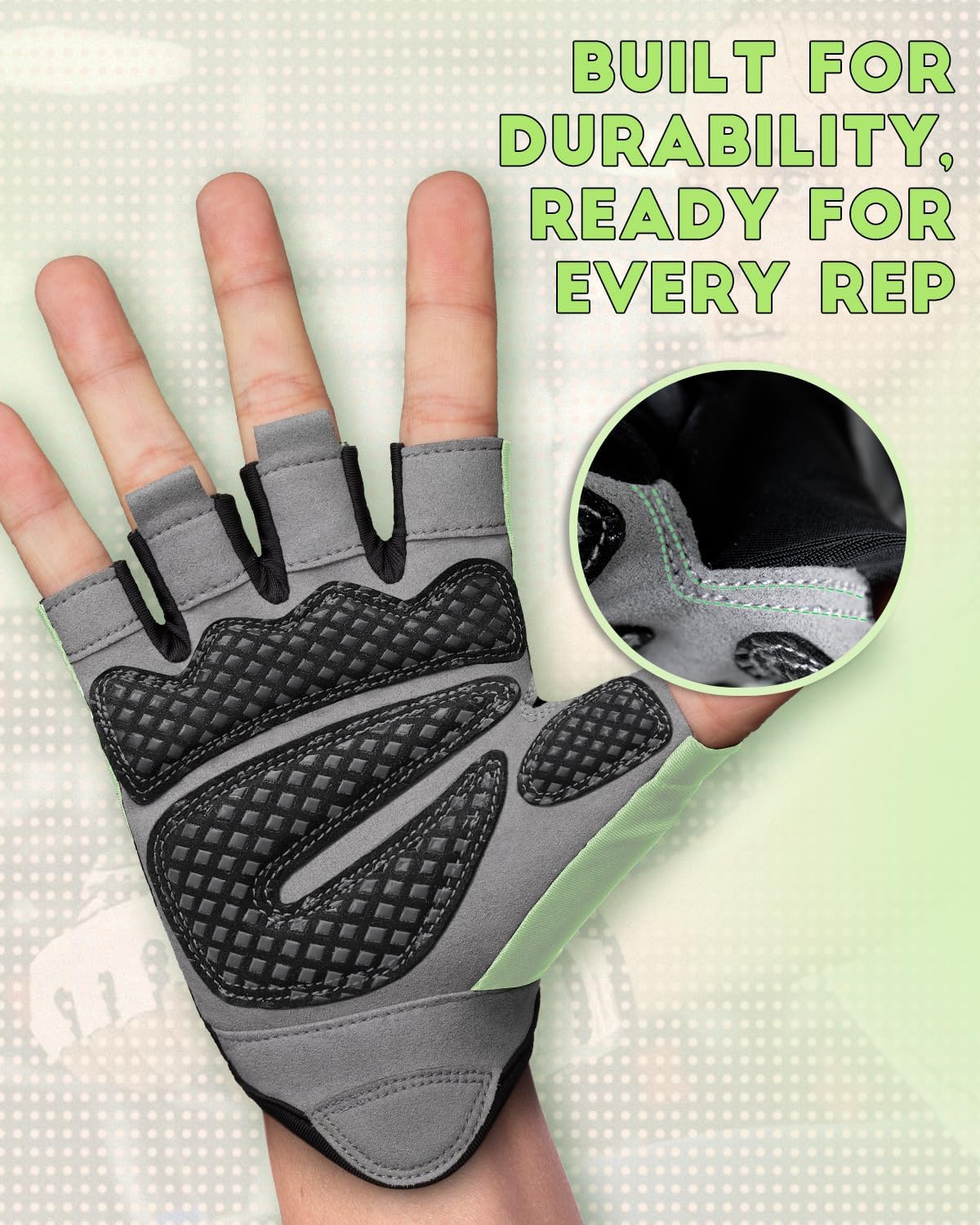 VINSGUIR Workout Gloves - Lightweight Weight Lifting Gloves with Excellent Grip | Ideal for Gym, Cycling, and Fitness