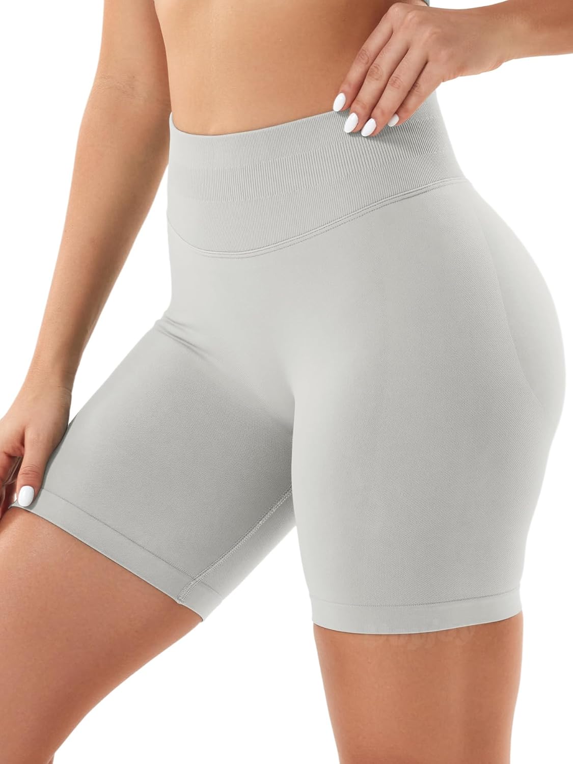 VOYJOY Women's Workout Shorts - Scrunch Butt Lifting Seamless Gym Biker Shorts | 2.5"/3.6"/4.5"/6" Sizes