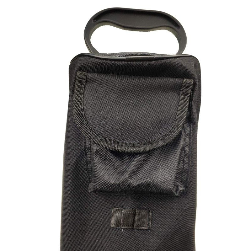 Silfrae Golf Ball Retriever Golf Shag Bag Detachable Collector and Portable Pocket Storage for Golf Balls (Black)
