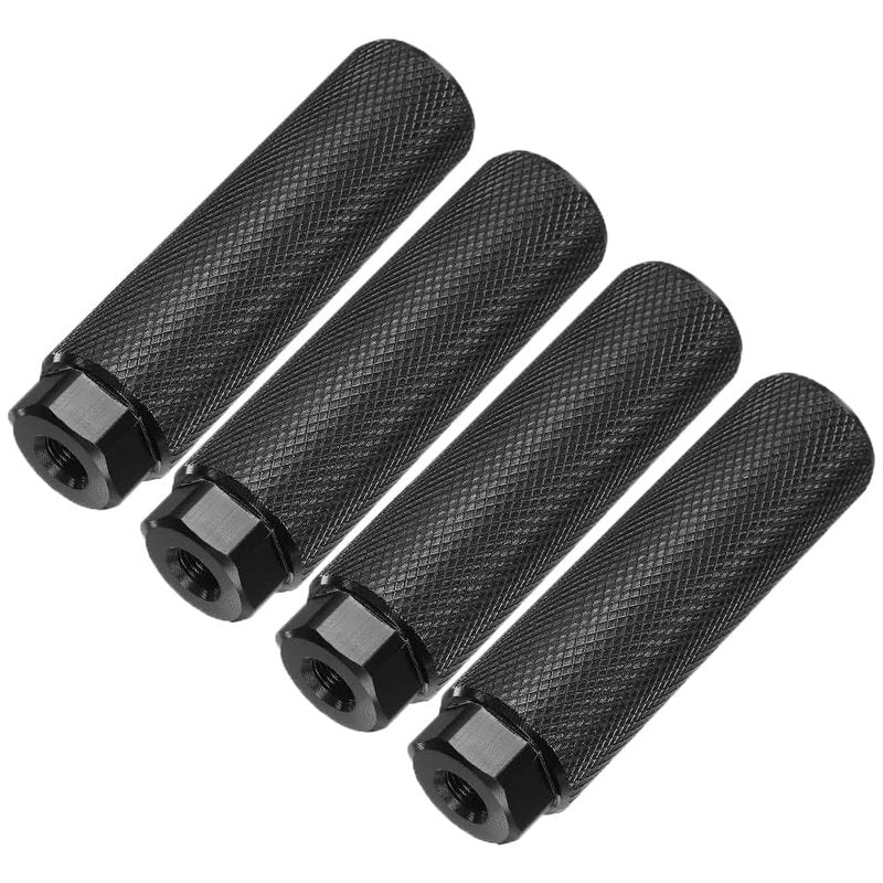 SMALLSTARIII Bike Pegs 4Pcs Aluminum Alloy Anti-Skid Lead Foot Bicycle Pegs 3/8 inch Axles