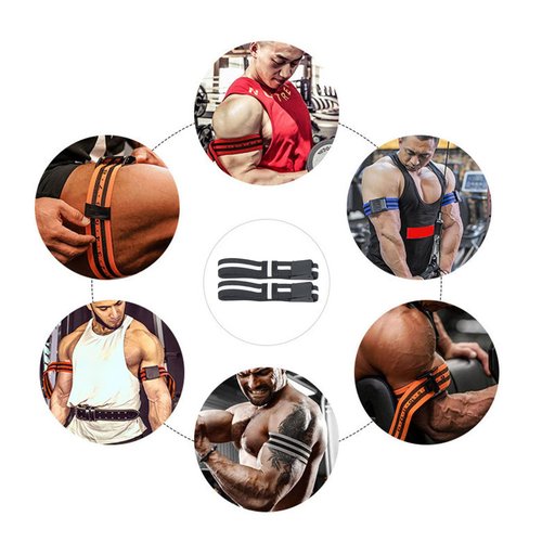 2Pcs Blood Flow Restriction Bands Kaatsu Training Bands,Occlusion Training Bands,Bicep Bands,Workout Equipment Weight Bands,Workout Blood Flow Restriction Bands, Occlusion Training Bands Blood Fl