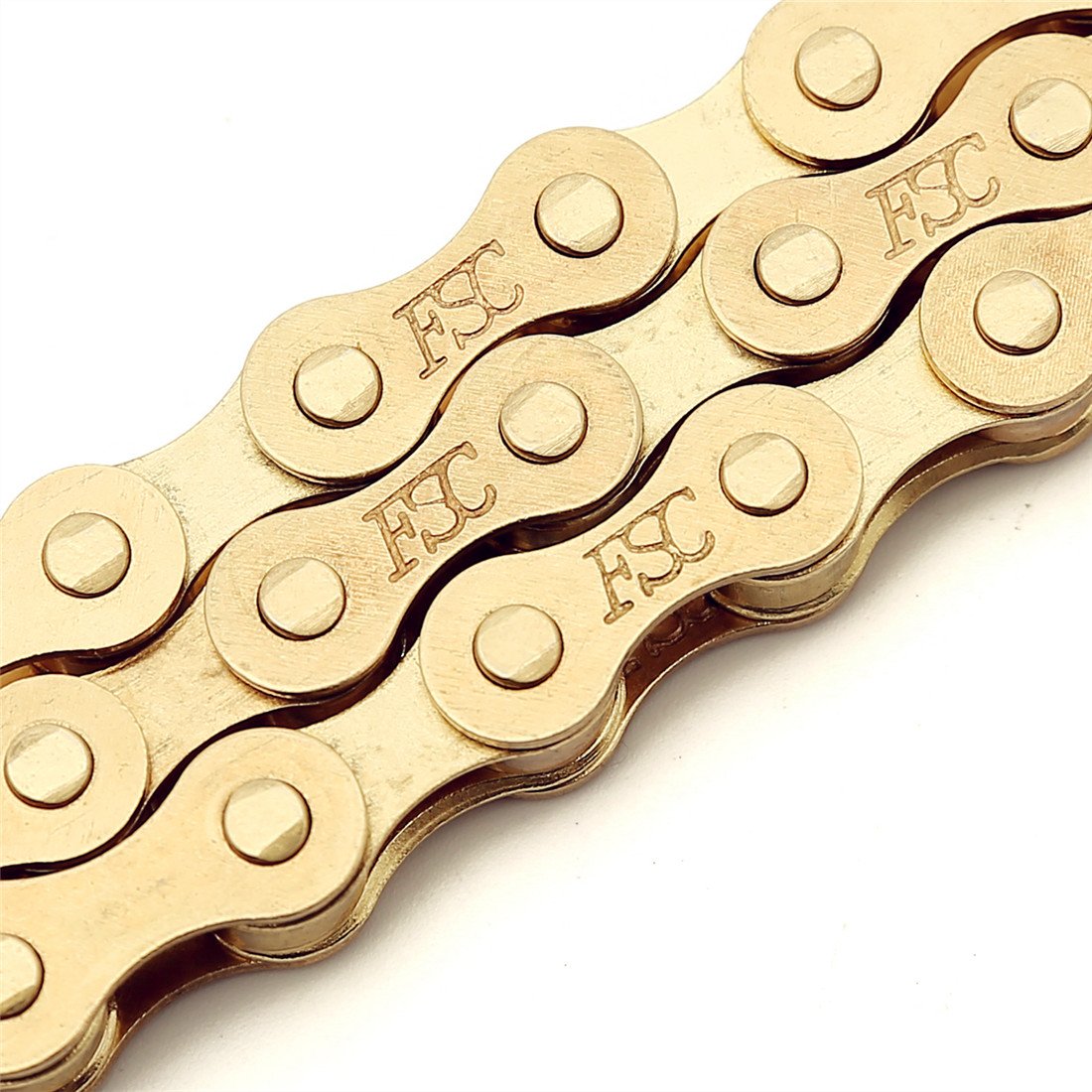 FSC F410 1-Speed Bicycle Chain (1/2 x 1/8-Inch, 104L) (Ti-N Gold)