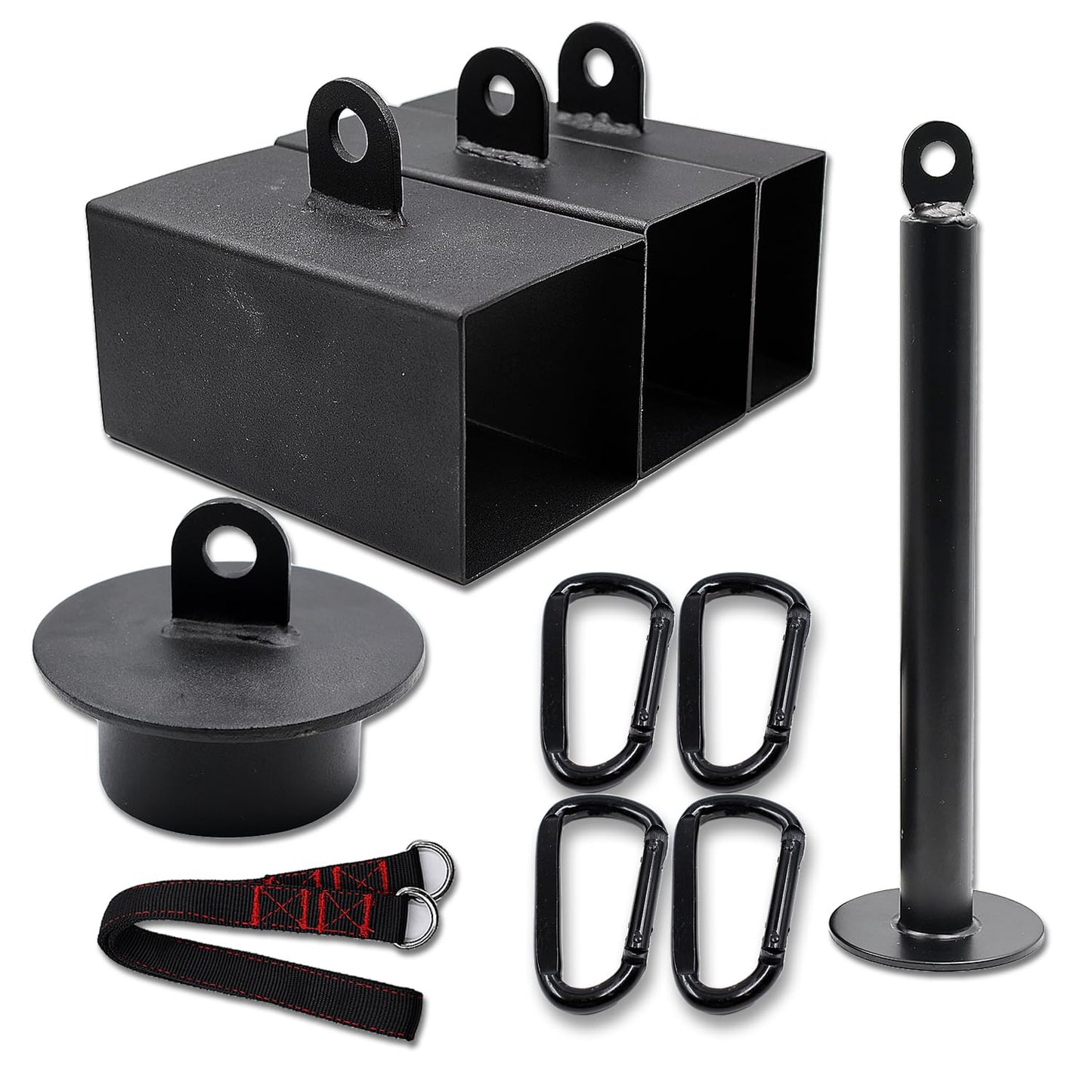 Lights Mountain Metal Pinch Block Grip Set with Loading Pin, Pinch Block Grip Workout Rock Climbing Power Grips Forearm Finger Exerciser Strength Training Strengthener Equipment