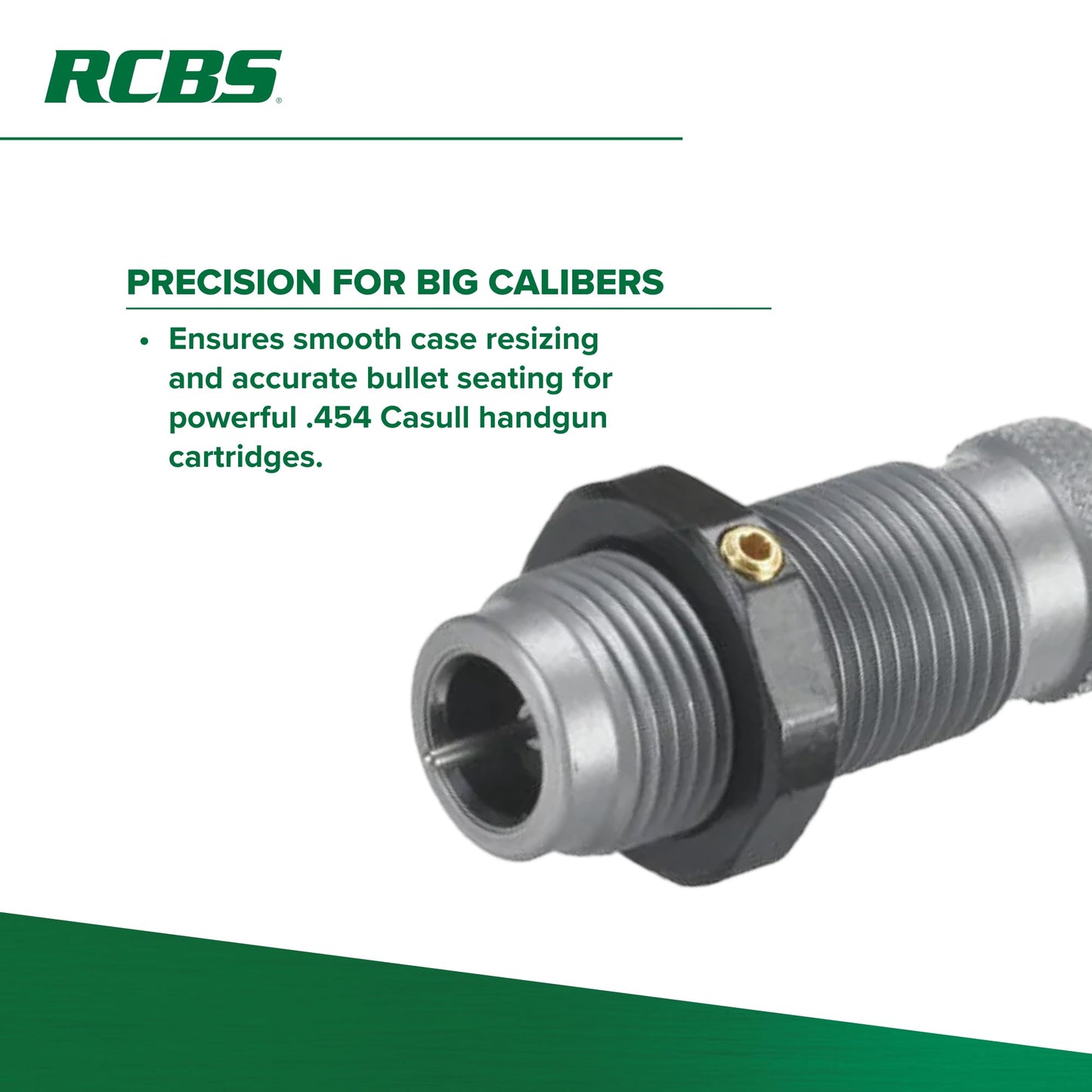 RCBS .454 Casul 3-Die Carb Set