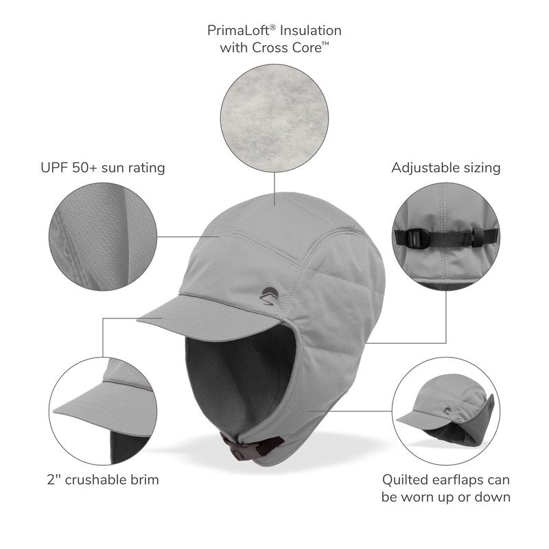 Sunday Afternoons unisex adult Trapper Cold Weather Hat, Black, Medium US