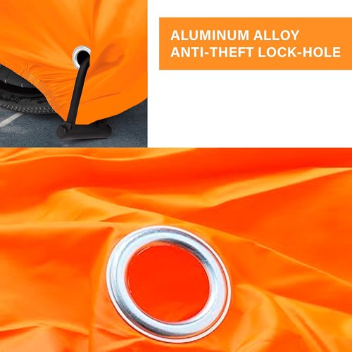 Bike Cover Waterproof - Heavy Duty 420D Bicycle Cover for 1 or 2 Bikes | UV, Dust & Wind Proof