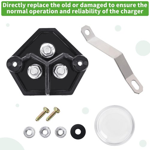 10L0L Golf Cart Link Fuse Kit - Lester Power Drive Charger 30 Amp Dual Link Fuse Kit(OEM 1012101 31567-G1 603207) for Yamaha Club Car EZGO (Fit Lester Chargers)