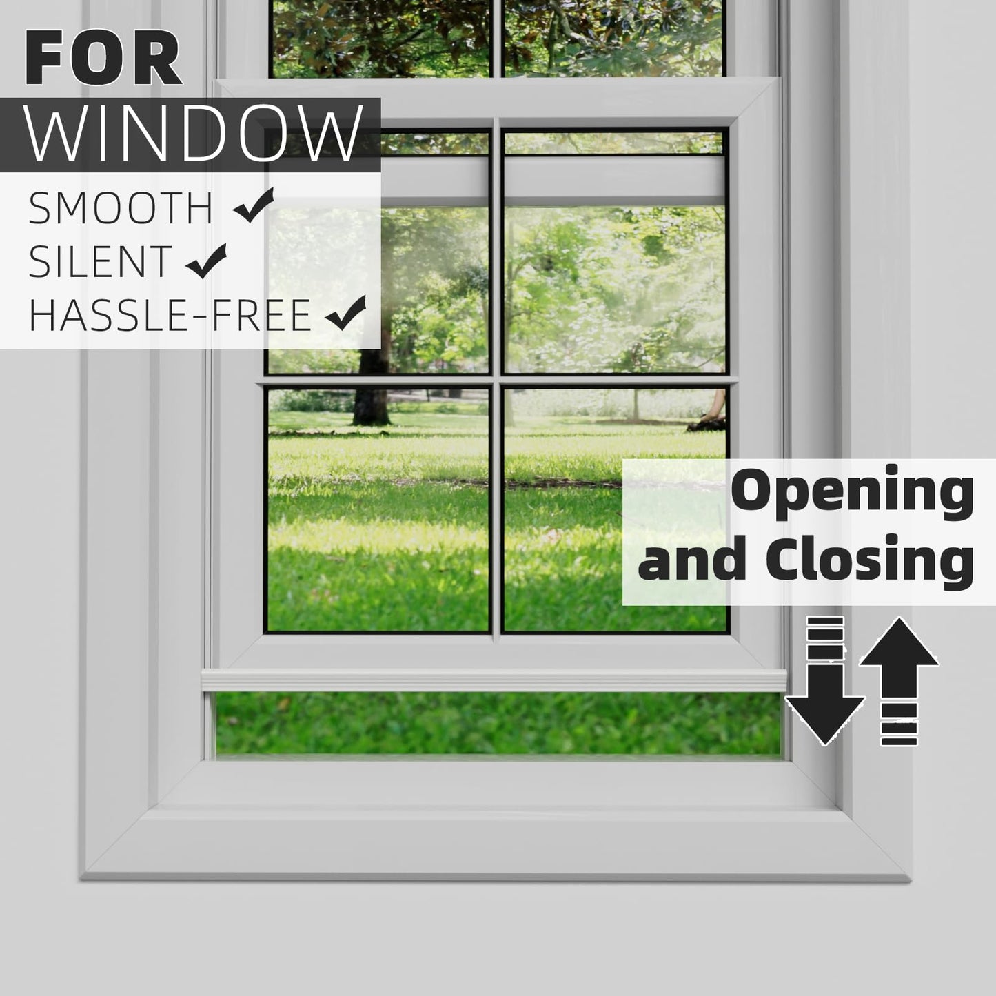 Upgraded 118 Inch Wedge-Shape Weather Stripping Door Seal,Self Adhesive Dark Gray Foam Core for Lightprooof,Windows and Doors Insulation,Weatherstrip Tape for Door Soundproofing,Drafts Blocker,White