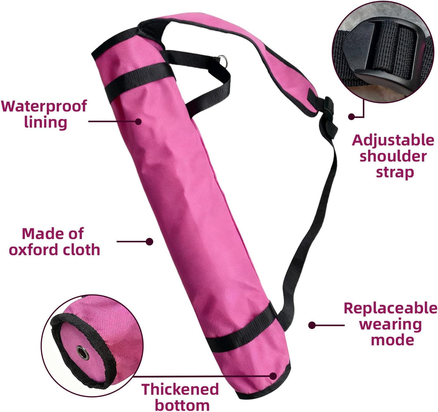 Quiver Arrow Holder - Adjustable Oxford Cloth Archery Quiver with Shoulder Strap | Portable for Outdoor Use