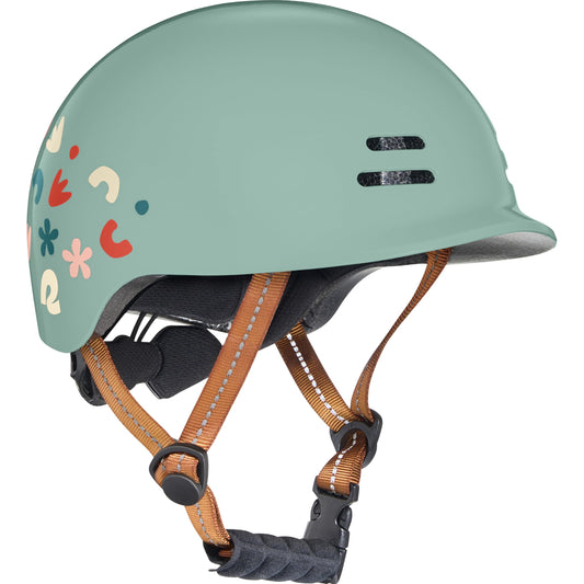 Retrospec Remi Kids Bike Helmet with Built-in Sun Visor - Adjustable Youth & Toddler Safety Gear for Cycling, Skating & Scooters - 11 Air Vents, Washable Padding & Reflective Straps