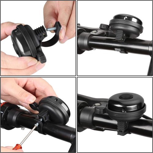 Accmor Classic Bike Bell - Loud Aluminum Bicycle Bell for Clear Sound | Perfect for Adults & Kids