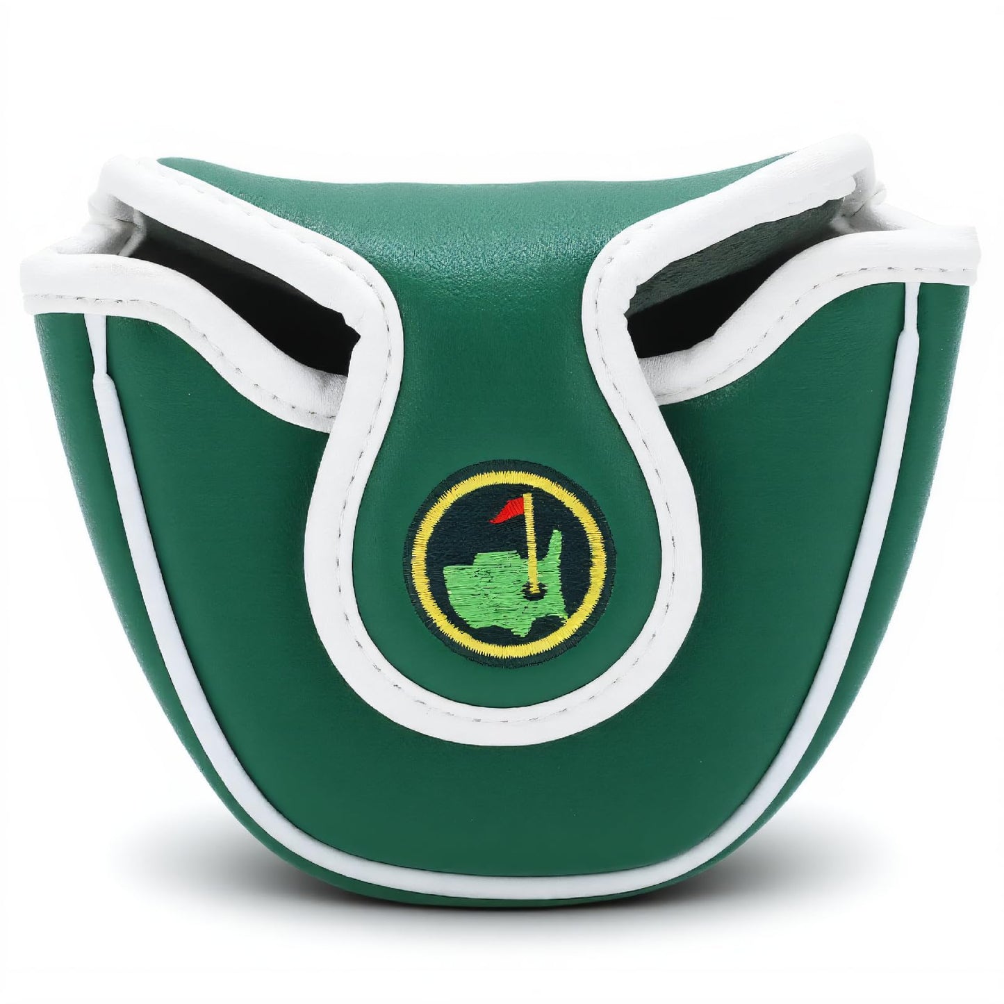 Putter Covers Odyssey Cover Putter Semicircle Putter Cover Mallet Putter Headcover Green Embroidered Cover Headcover Putter Cover Protector Copri Teste per mazza da Golf
