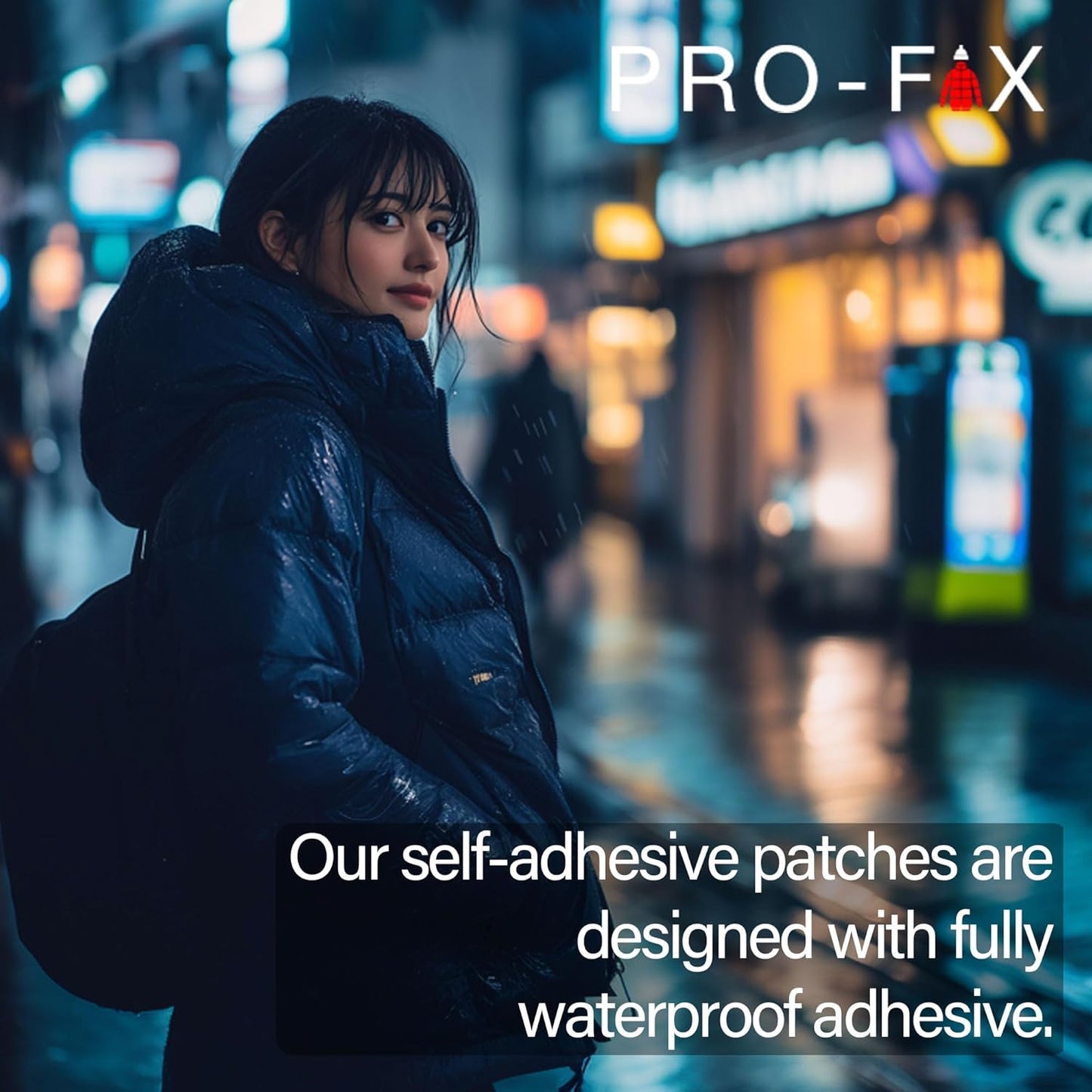 Skiennix Self-Adhesive Waterproof Repair Patch Kit - Quick 30-Second Fix for Outdoor Gear | Pre-Cut Nylon Ripstop Patches in Dark Blue