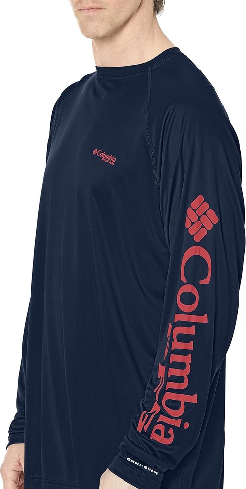 Columbia Men's PFG Terminal Tackle Long Sleeve Shirt - Quick-Dry Fabric | UPF 50 Protection