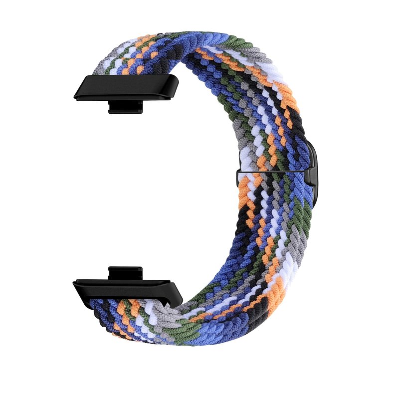 Yrzper 3 Packs Nylon Braided Band Compatible with Huawei Watch Fit 3 Women Men Lightweight Sport Replacement Wristbands Intended Adjustable Strap for Huawei Watch Fit 3 (3color)