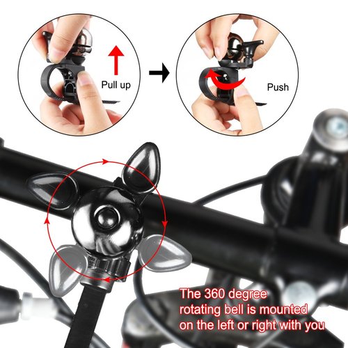 Accmor Classic Bike Bell - Adjustable Universal Bell with Loud, Clear Sound for Adults & Kids